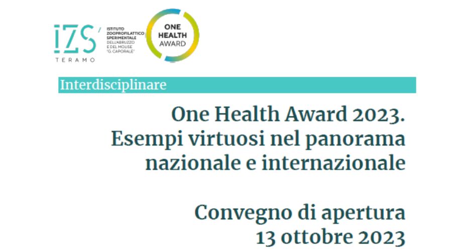 Clicca per accedere all'articolo Università degli Studi di Teramo - One Health Award 2023 - Esempi virtuosi nel panorama nazionale e internazionale - 13 Ottobre 2023