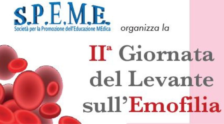 Clicca per accedere all'articolo Evento s.p.e.m.e. - "iia giornata del levante sull'emofilia" - Chieti 9 e 10 giugno 2023